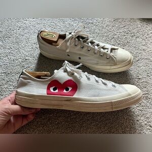 Converse x Comme des Garçons PLAY Men’s Size 12 Chuck Taylor 70 Sneakers
